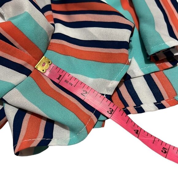 NEW Peace Love Cake Bright Stripe Shorts Size Small - Picture 9 of 11